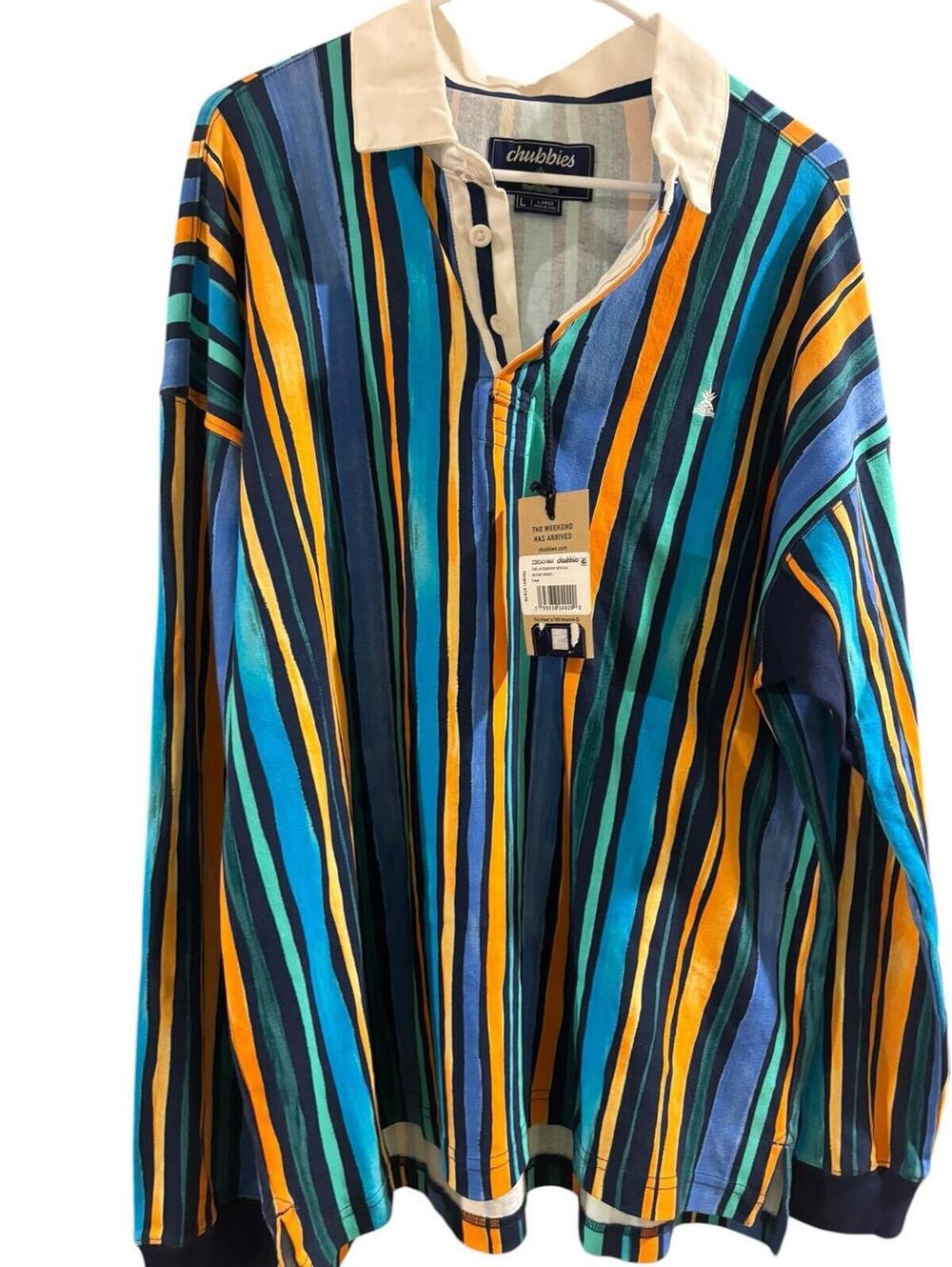 Chubbies “The Afternoon Special” Rugby Shirt – NWT